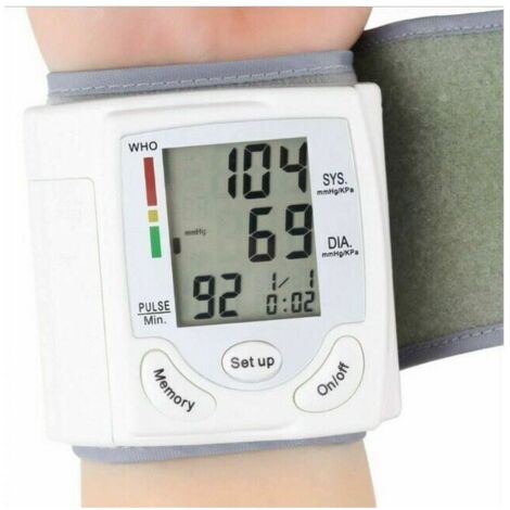 Wrist blood pressure monitor - Professional smart blood pressure monitor, automatic hypertension detection, irregular heartbeat detection