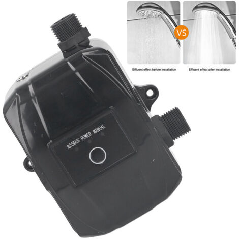 100W 24V Water Booster Pump, Low Noise Automatic Booster Pump for Bathroom and Garden, 100-240V EU Plug (1/5)