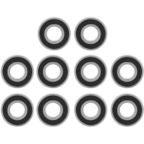 10 pièces 6900-2RS roulements à billes à gorge profonde scellés en caoutchouc 10mm 22mm 6mm (1/4)