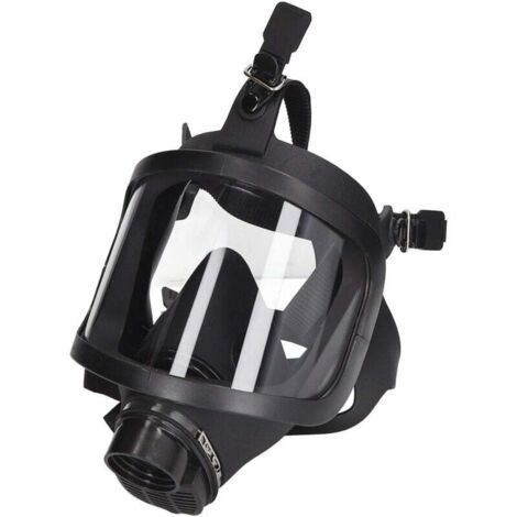 Masque respiratoire à gaz, anti-buée, résistant aux chocs, ajustable, connecteur RD40, respirateur de sécurité avec filtre, pour la protection du travail à l'extérieur (1/4)