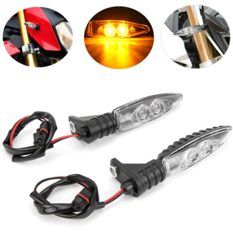 By intermittent flashing LEDs from 12 V for S1000RR R1200GS F800GS, transparent slow,
