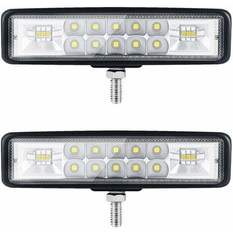 Faro LED para motocicleta de 6", LED work light, combined light + reflector for tractor of 2 wires, 9-36 V, 120 W, 12,000 LM, 6000 K, barra LED all-terrain, faro LED 4x4, LED lighting modules for truc