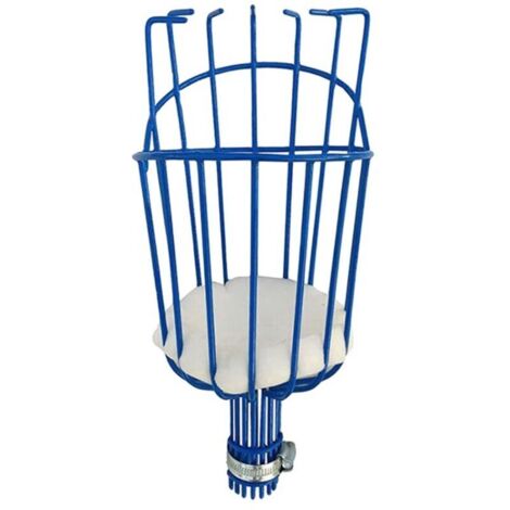 Herramienta para recoger frutas, recoge frutas altas, palo no incluido, azul