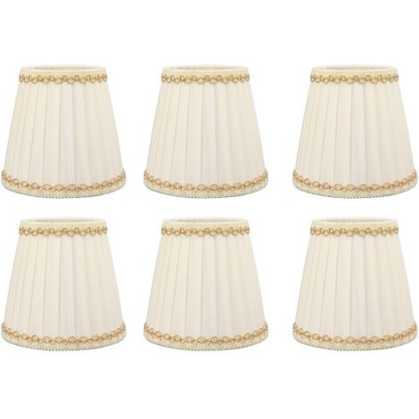 Set of 6 small lamp panels, modern style, wire lamps with clip, spider lamp panels for wall and mesa lamps (1/4)