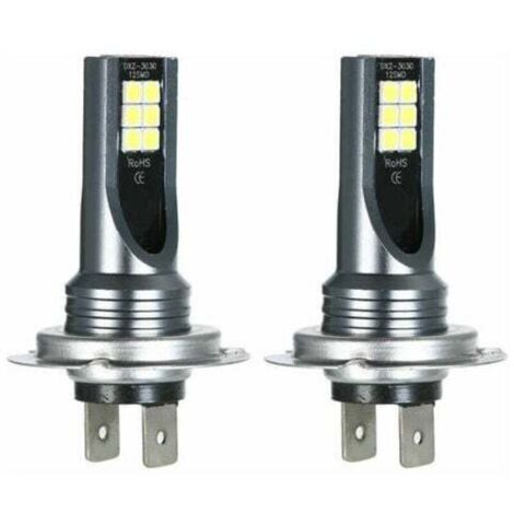 Illumination for cars, anti-niebla LED H7 light kit, 6000 K white position light, decodifier of anti-niebla lights, color black (1/4)