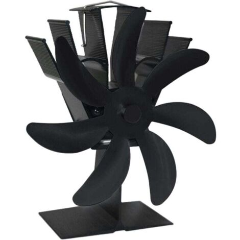 Accessories for chimneys and appliances, Economical chimney fan, 7 fans for heat circulation, Hot air heater for efficient heat distribution, Leña (1/4)