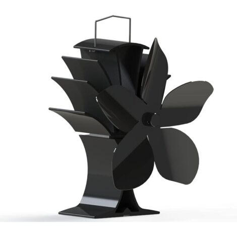 5-stage fan with heating and fuel function – Sobremesa – Black – Accesorios para chimeneas y estufas (1/4)