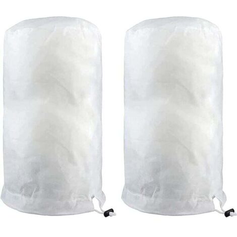Vellón de invierno, Set of 2 fundas protectoras antiheladas para plantsas con cremallera, 140 x 200 cm - Funda cálida para proteger árboles frutales y plantas. (1/4)