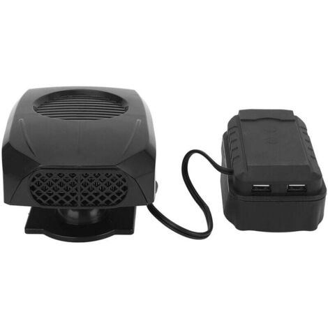 Portable auxiliary heater with 2 temperature settings, powered by battery, suitable for models BL1830, BL1850, BL1840, BL1845, BL1815