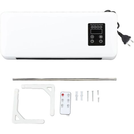 1500 W electric wall radiator, rapid heating and cooling, with remote control, towel heating, suitable for sleeping and bathing, EU connection, 220 V (1/4)