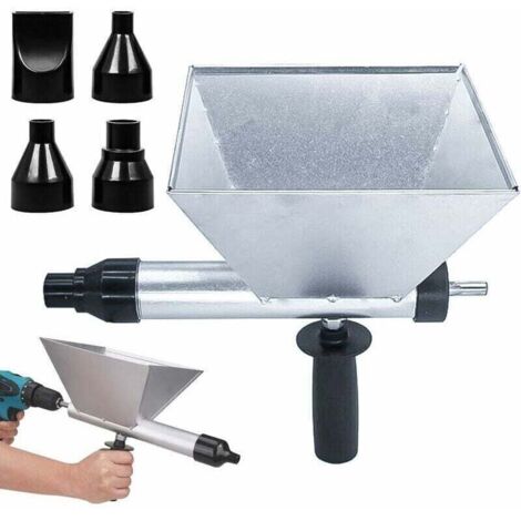 Mortero gun, cement mortar bomb, cal mortar gun with 4 bottles for mortar juntas, stone walls, stone walls, suelos