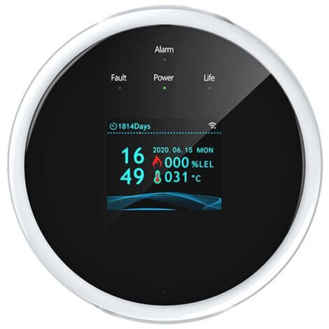 Natural gas alarm Tuya Wifi Smart Home, gas detector, gas alarm, USB power supply