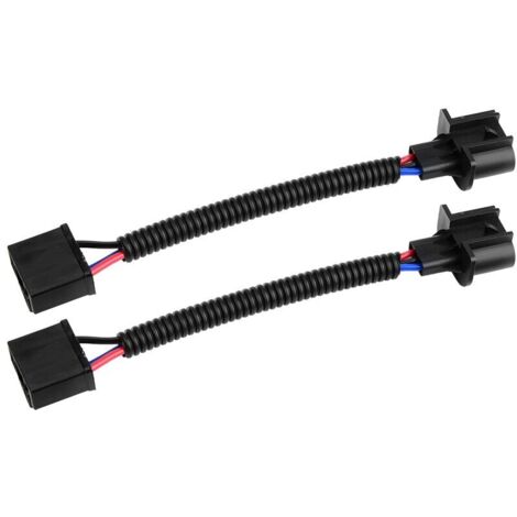 Adaptador hembra H4 to macho H13, faros conversion cable kit, 2 pieces (1/4)
