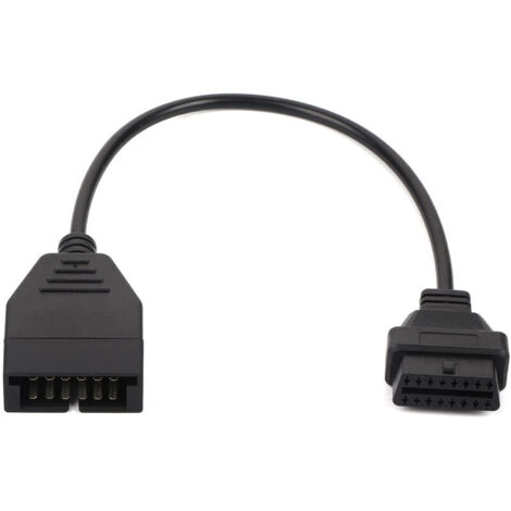 Diagnostic cable, connector adapter for GM OBD1 diagnostic connector of 12 pins to OBD2 of 16 pins (1/4)