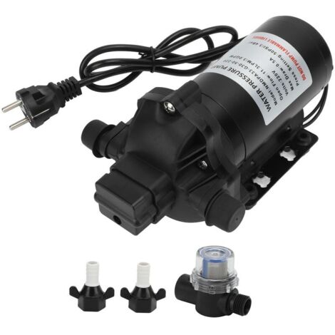Water pump, 220 V, 11.3 L/min, 50 PSI, autocebante, para coche, autocaravana, yate, caravana y barco. (1/4)
