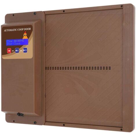 Automatic gallinery door, USB horizontal opening, automatic gallinery door shelter with brown delay