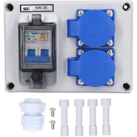 Double wall voltage with German current voltage, 200-250 V voltage with RCD 1P+N of 230 V and 40 A (1/4)