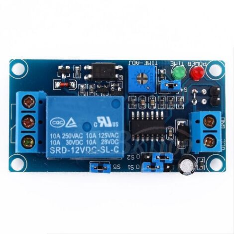 12V DC delay relay, delay switching module