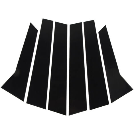 Adhesive exterior for window, color black brilliant, for molding of pillar B of Macan 95B (2014-2023), 6 units (1/4)