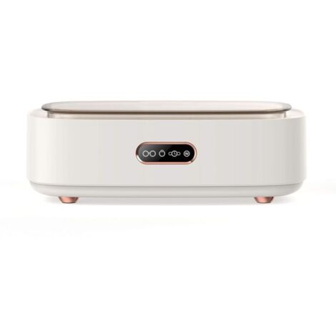 Ultra-pure ultrasonic cleaner for glasses and jewelry, white ultrasonic cleaner – 300 ml