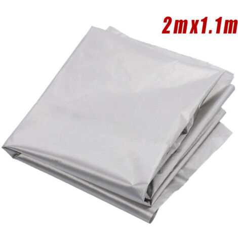 EMF shielding fabric for radiation protection, ESD and EMI isolation, signal blocking, 2 x 1.1m - RAPANDA