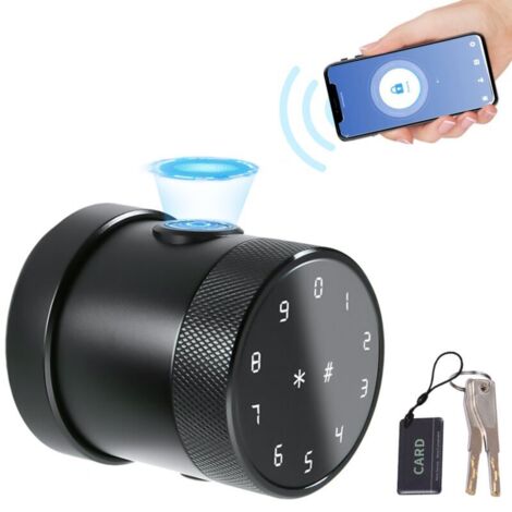 5-in-1 smart lock, biometric door button unlocking, keyless entry with BT keypad, Tuya app, remote control, password, fingerprint door lock