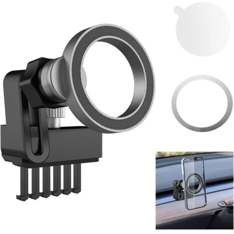 Magnetic vent mount, MagSafe ring, accessory for Tesla Model Y/3 (1/4)