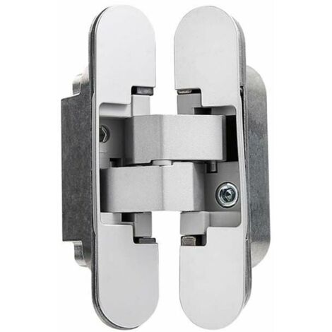 Invisible Hinge for Heavy Doors - Pack of 2 (Load 40 kg, Opening 180º)