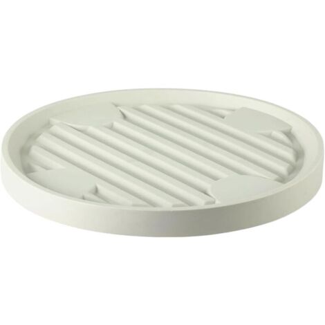 Beige rolling trolley for flower pots, 19.3 cm inner diameter, for indoor and outdoor use, 1 piece (1/4)