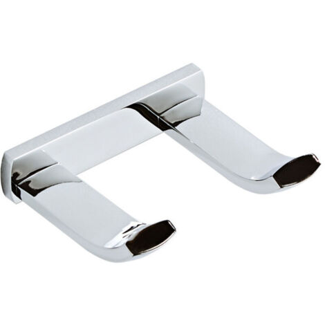Brass wall-mounted hair dryer bracket, ideal for the bathroom (chrome)