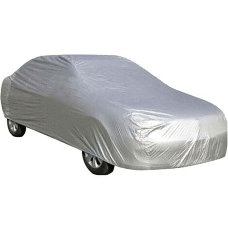 Dust cover for car, silver grey, 400160120cm, 1 piece, universal waterproof all-season protection. (1/4)