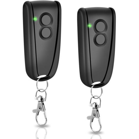433.92 MHz Garage Door Remote Control, 2 Button Gate Remote Control, Compatible with Ecostar RSC2, RSE2 Remote Control, Compatible with Liftronic 500, 700, 800 Garage Door (2 Pieces)