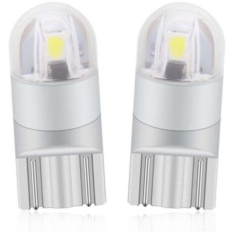 T10 W5w LED Position Light Parking Lights 12v 6000K White 168 194 LED Turn Signal for License Plate Bulb Marker Lights Car Motorcycle - One Year Warranty (1/4)
