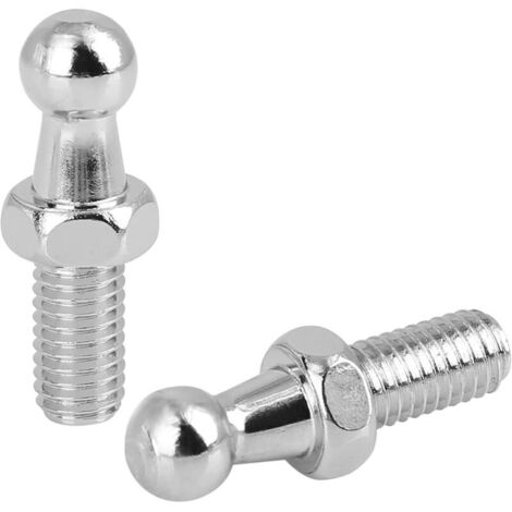 Set of 2 universal M8 10mm gas spring ball studs for gas spring support