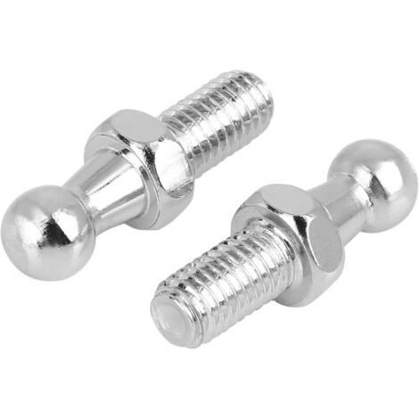 Set of 2 universal M8 10mm gas spring ball studs for gas spring support