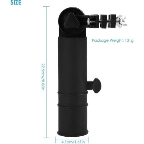 Golf Cart Umbrella Holder Universal Umbrella Stand for Golf Cart Black