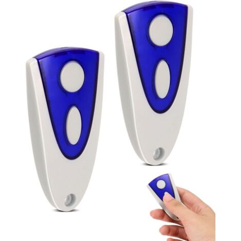 433.92MHz Remote Control for Novoferm Novotron 502 MAX43-2, 512 MIX43-2, 522/524 Design, 2 Channels, with Batteries, Garage Door Remote Control, Garage Door Encoder (2PCS)