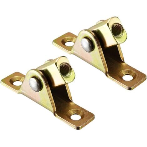 Set of 2 pieces M8 female thread A3 steel gas spring end fitting gas spring connector and bracket