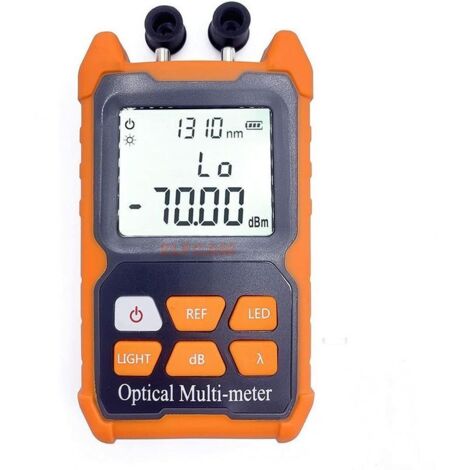 E-200 Portable Optical Multimeter Photometer with VFL, Test Range: -70 dBm to +6 dBm (1/4)