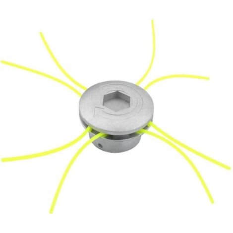 6 Inch Metal Weed Eater Blade 6-Inch Steel Wire Grass Trimmer Head - Replacement Weed Cutter For Electric Battery Powered Trimmers New Wire Trimmer Head