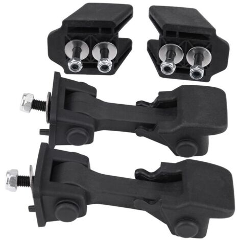SUNXURY Set mit 2 Motorhaubenverschlüssen und Verschlusshalterungen für Jeep Wrangler JK 2007-2016 55395653AF. (1/4)