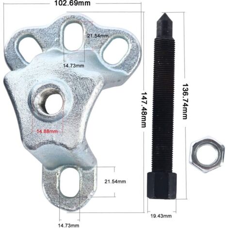 TOYANDONA Kleinmotor Auspuff – Verzinktes Ersatzteil Mit 3/4" Gewinde Für Rasenmäher & Generator – Einfache Montage