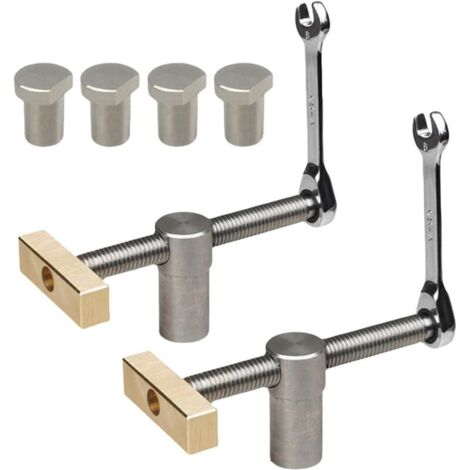Robuste Stahl-Tischklemme für die Holzbearbeitung – Schnelle Befestigung – Schnellspannwerkzeug – Schnelle Befestigung – Für Werkbänke – Verstellbare Werkbankklemme (1/4)