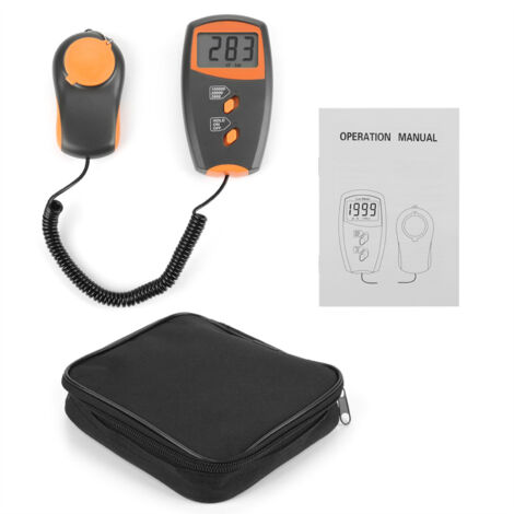 Digitales Luxmeter LX1010BS mit LCD-Bildschirm, Lichtmessgerät für Umweltprüfungen (1/5)