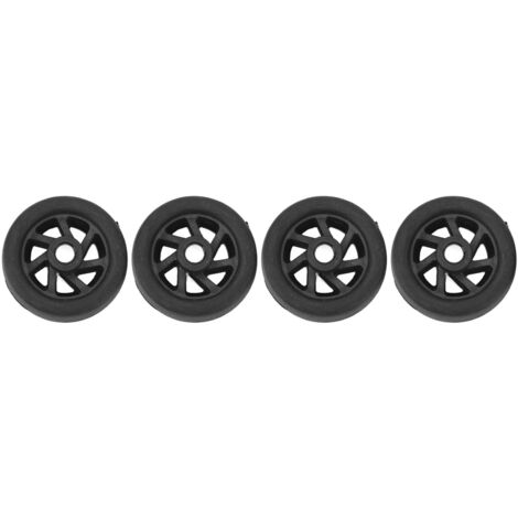 4 Ersatz-Kofferrollen, langlebig, leise und schwenkbar, aus PVC, zur Reparatur. (1/5)