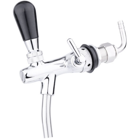 Einstellbarer Bierhahn Aus Edelstahl – G5/8 Gewinde, Flow-Control, Für Fässer & Party