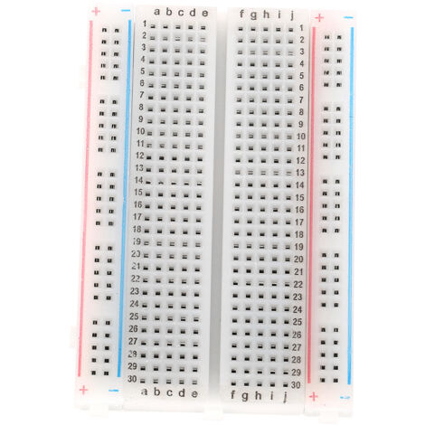 Velleman Steckplatine Lötfrei – 1680 Kontakte, ABS, Grau – Kompatibel Mit Arduino & Raspberry Pi – Ideal Für Elektronik-Projekte Velleman Steckplatine 1680 Kontakte