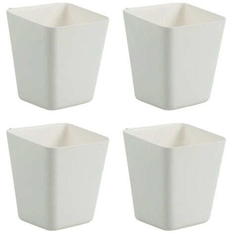 4-teiliges Wandaufbewahrungsbox-Set, Aufbewahrungsbox für Küchenschranktüren, Kleiderschränke, Badezimmer, Kühlschränke, Aufbewahrungsboxen für Kleinteile (1/4)
