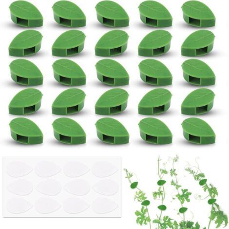 30-teiliges Set Pflanzenclips, Kletterpflanzenclips, Pflanzenbefestigungsclips, Wandrankenstützclips, Kabelclips für den Schreibtisch, Wandrankenstützclips, Kletterpflanzen für den Gartenbau, Ranken, (1/4)