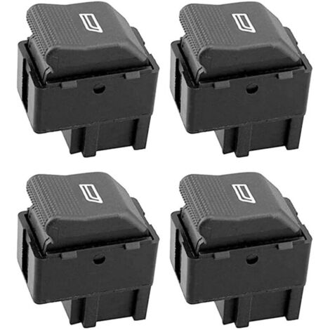 4-teiliger elektrischer Fensterheberschalter mit einseitigem Knopf OEM 6X0 959 855B 6X0959855B für VW Lupo Polo - Seat (1/4)